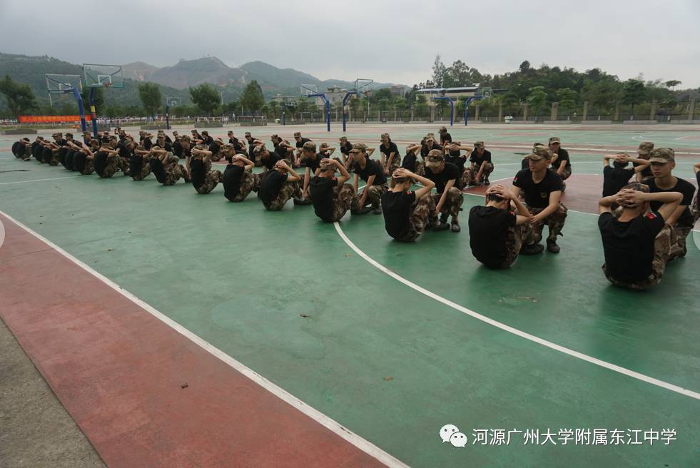 广附东江中学国防生基地班办学一年敬献