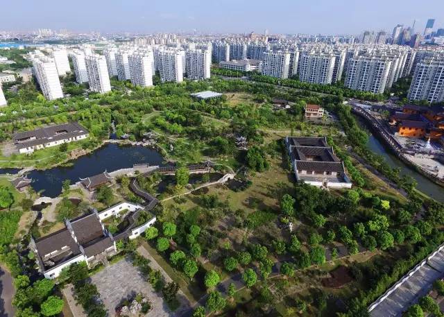 古色古香的浦东牡丹园,成为森兰一处靓丽风景