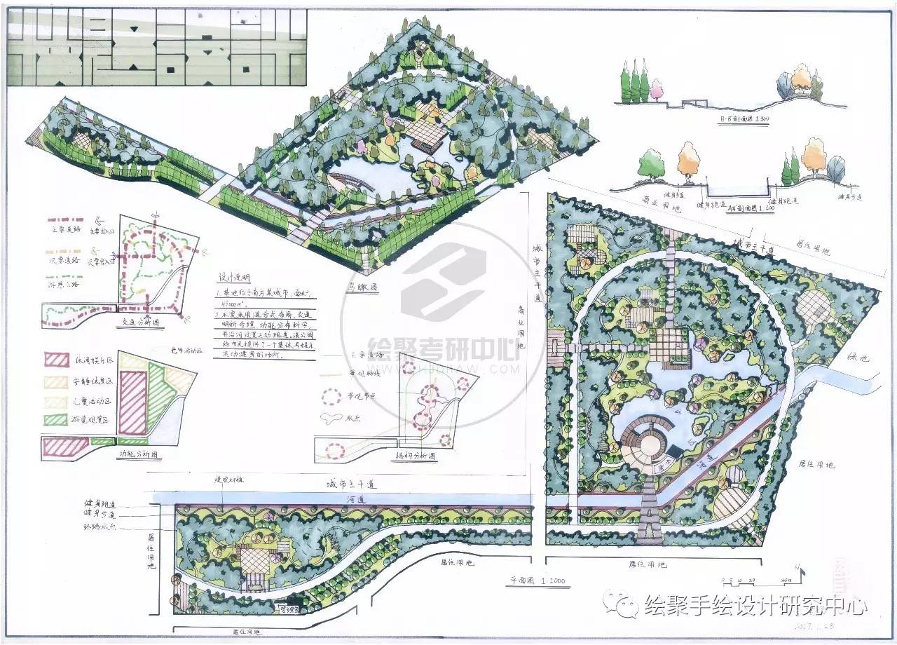 绘聚快题方案解析第18期景观篇05