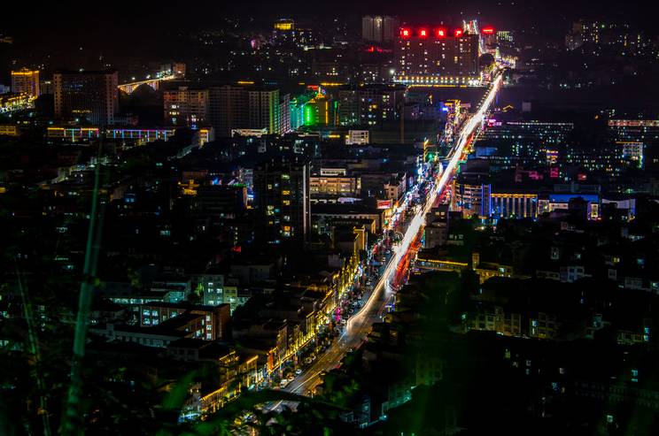 哇塞!原来河池的夜景……那么美!