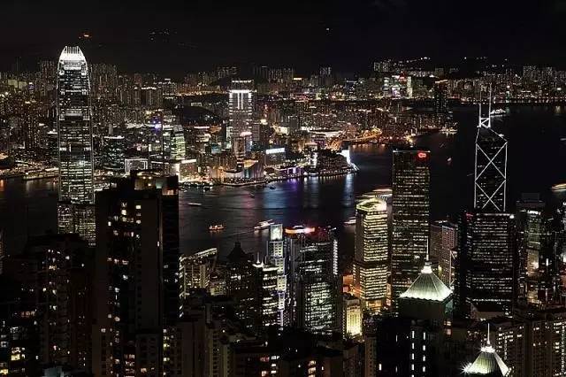 香港平顶山夜景