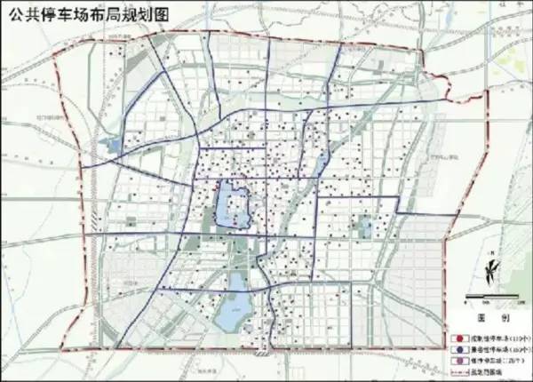 山东聊城城市停车设施专项规划公告,提供约6.03万个