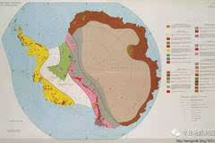 南极地质略图图片
