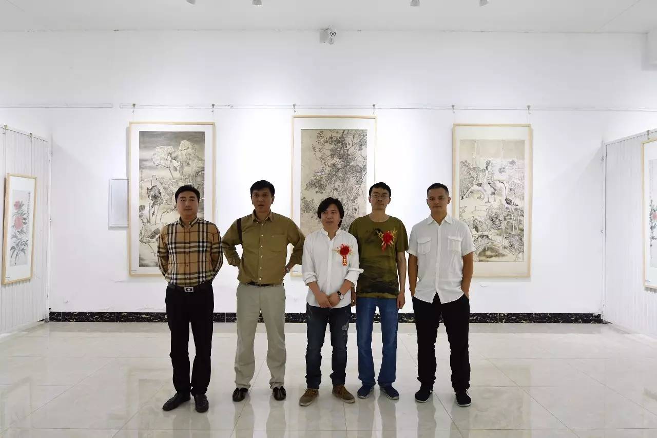 田园幽梦陈志峰博士书画作品巡展淮北站开幕