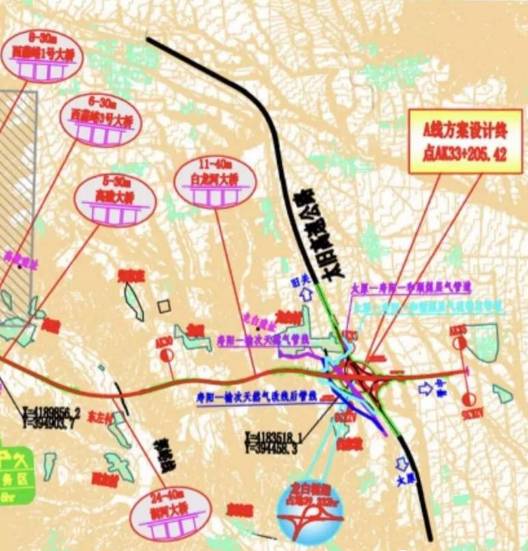 《京昆国家高速公路太原绕城西北段改线工程(太原西北二环)高速公路