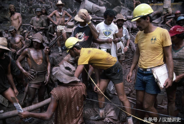 80年代的巴西淘金者老照片