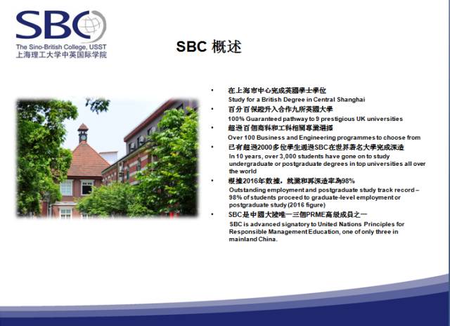 上海理工大学中英国际学院 本科校园开放日活动