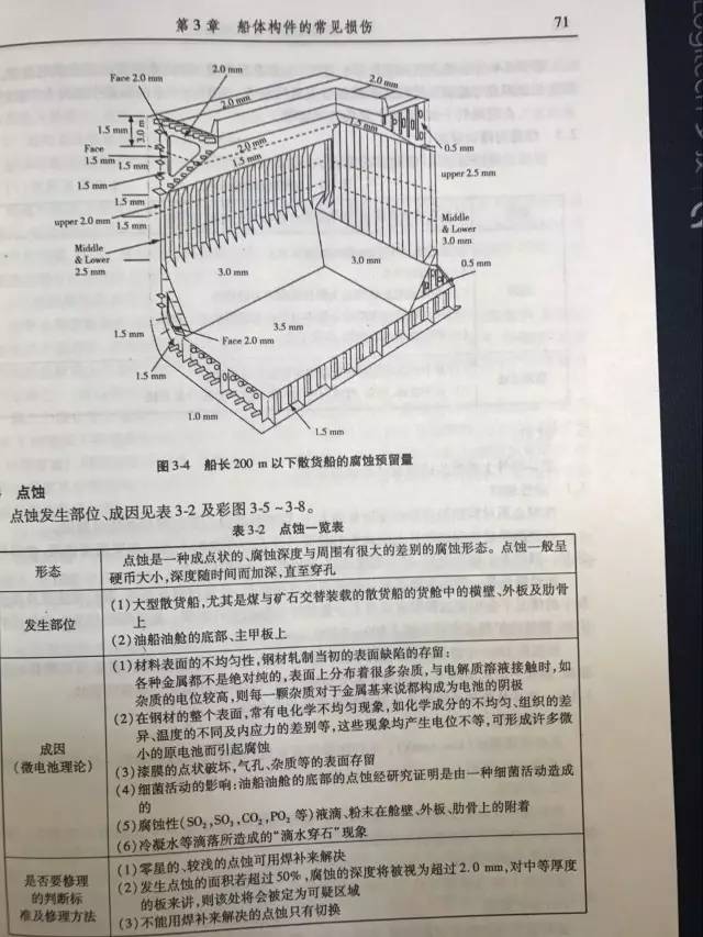 舱口角隅和舱口围 7.货舱肋骨/板材 8.货舱舱壁结构 9.压载舱结构.