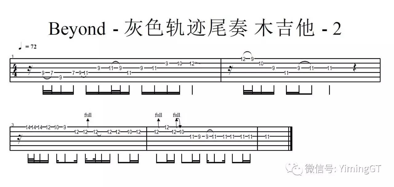 灌篮高手吉他谱图片分享下载