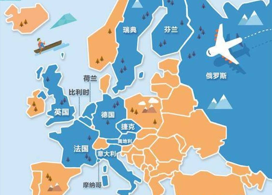 马云的支付宝欧洲版图(蓝色区域)图片