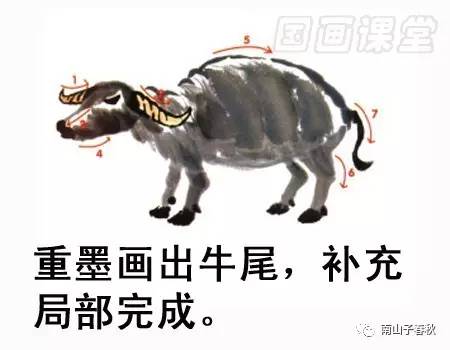 国画课堂:一学就会画牛