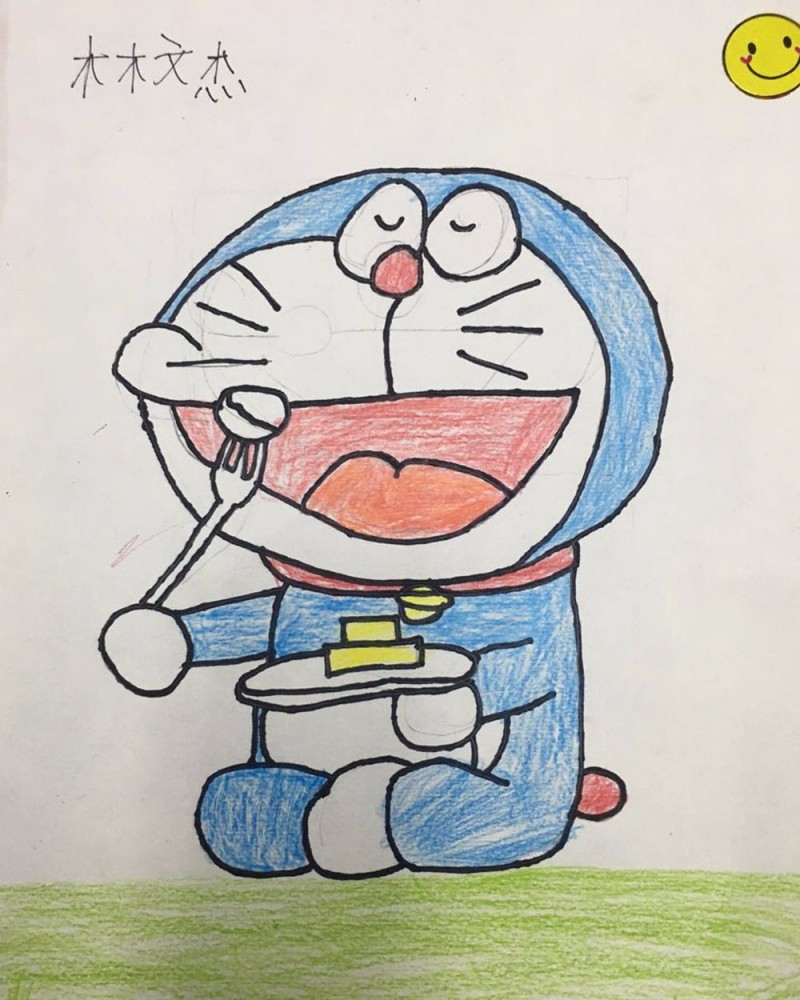 陈欣悦 9岁 "生活是创造的源泉",这一切正是学生学习卡通画的最大