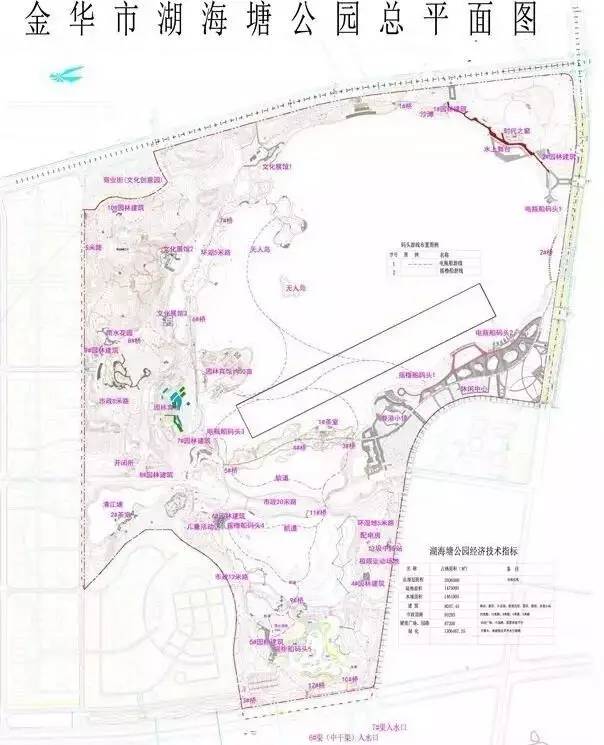 湖海塘公园平面图出炉配套设施再添新规划