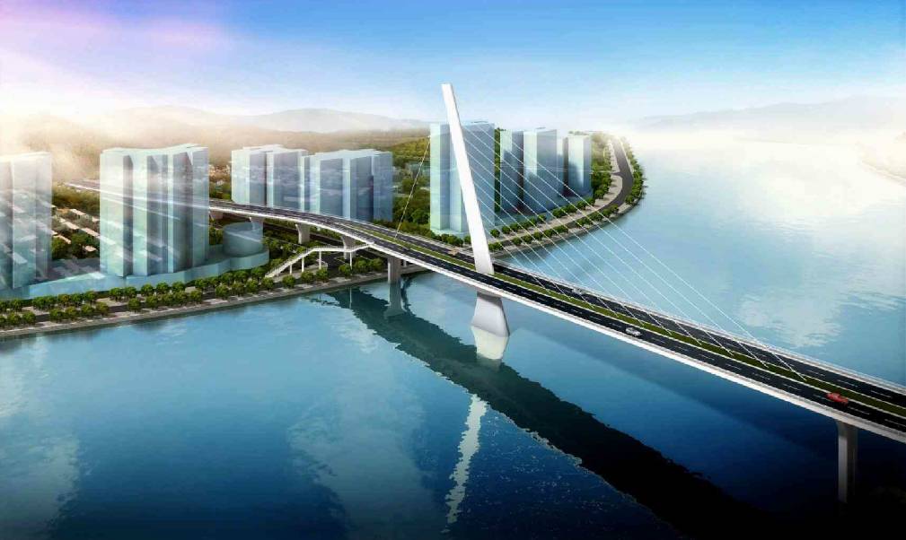 绵阳城区又将新建一座大桥,效果图看起美美哒!