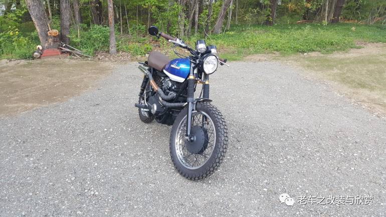 川崎kz400改装scrambler全过程