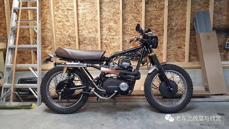 川崎kz400改装scrambler全过程