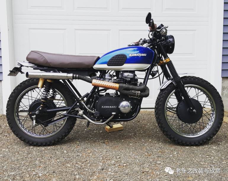 川崎kz400改装scrambler全过程