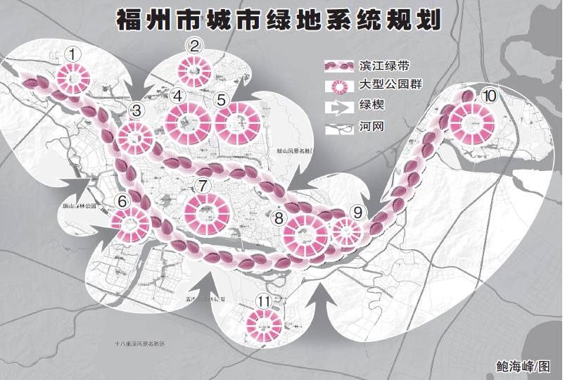 福州公园绿地将增615个 绿化覆盖率48%