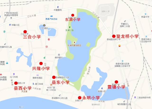 想知道你家小孩去哪里读,就快来看2017年贵港城区各小学区域划分(附手图片