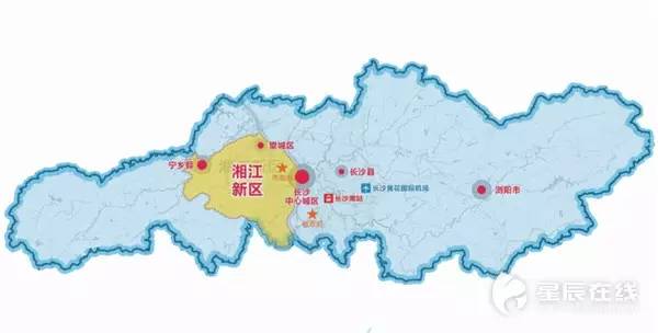 湘江新区地图首次公布,规划细节详解图片