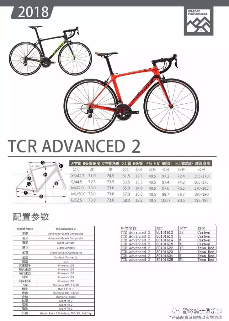 【新品上市】2018tcr adv 2