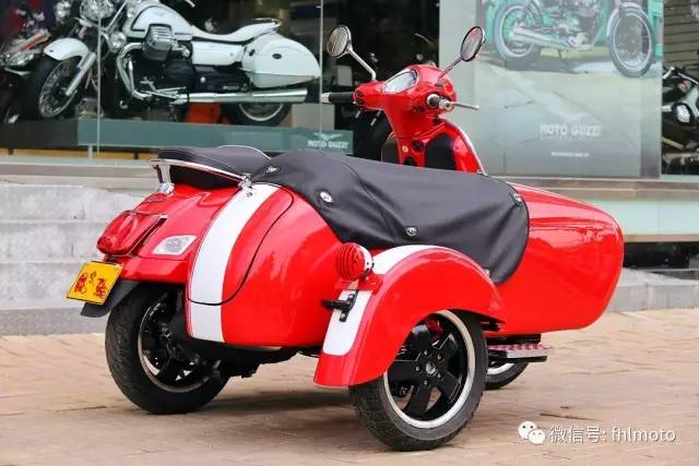 vespa 升级 精致侧三轮【手工打造】