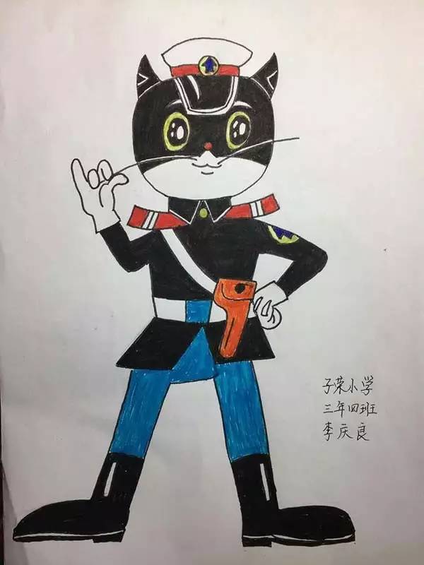 【￥56起】和黑猫警长一起守护和平,守护动物城!圆孩子一个英雄梦