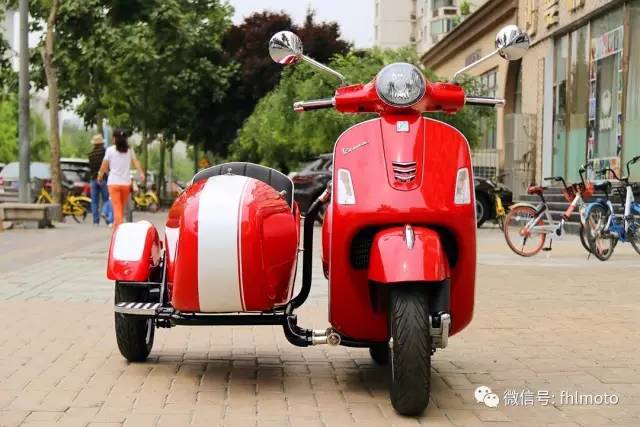 vespa 升级 精致侧三轮【手工打造】