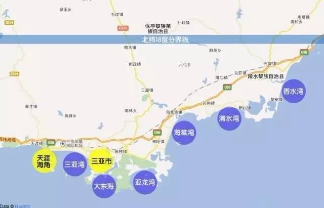 爱上海南情定云海清水湾步行至海边沙滩只需十三分钟