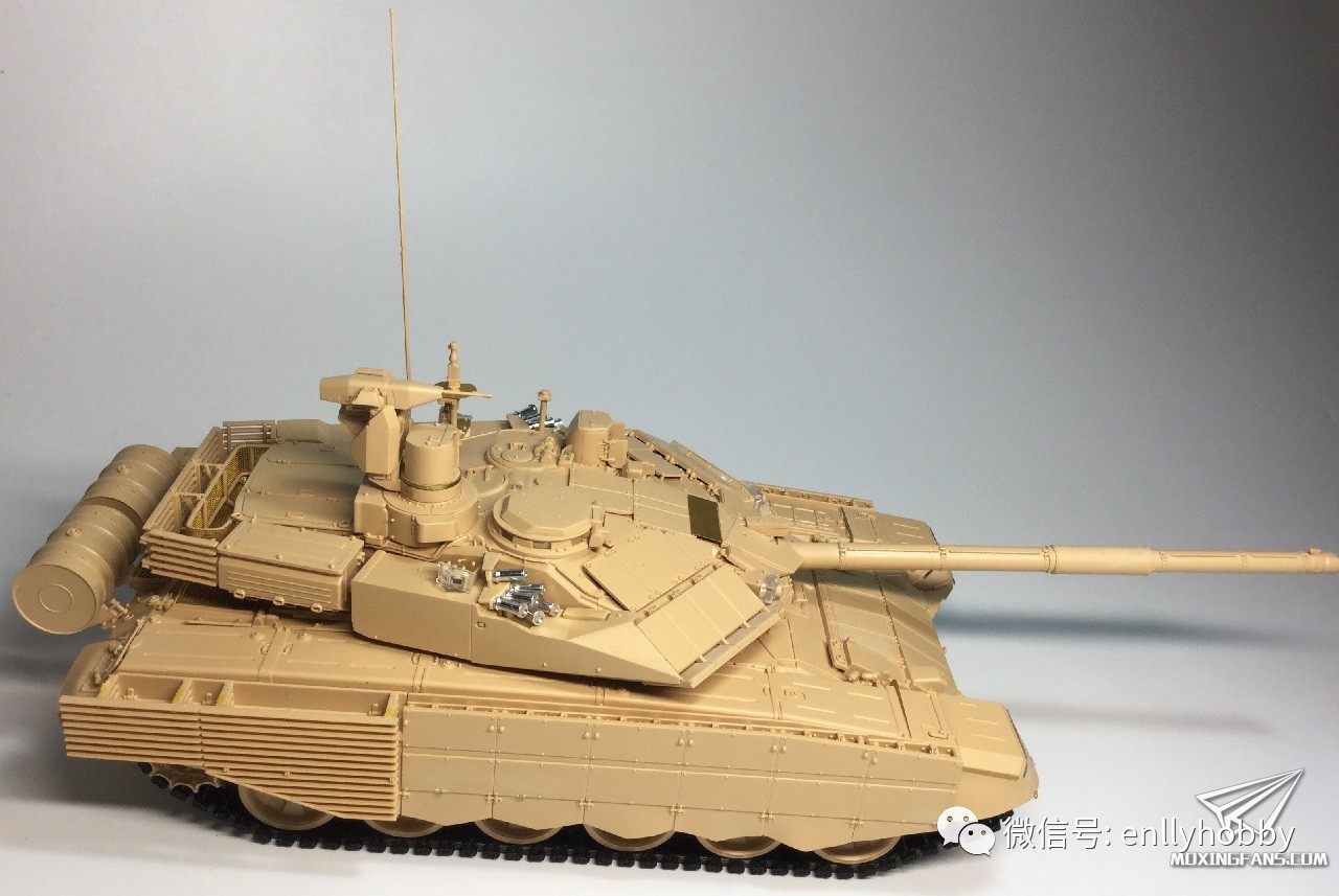 【tiger model 4612】1/35 俄罗斯t-90ms主战坦克评测