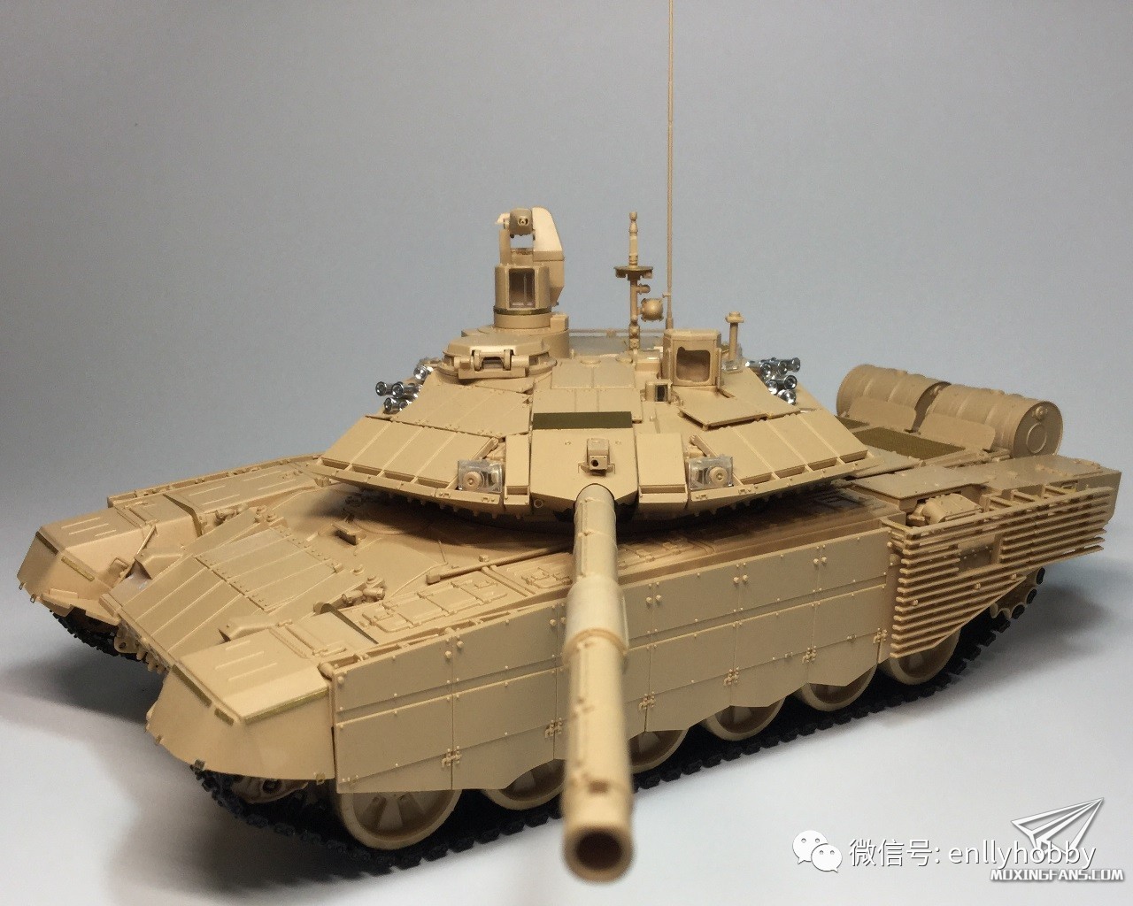 【tiger model 4612】1/35 俄罗斯t-90ms主战坦克评测