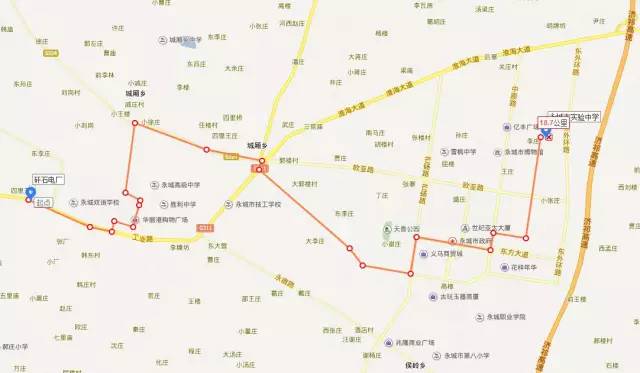 【福利】永城市1—16路最新公交路线(附导航图)出炉!赶快收藏