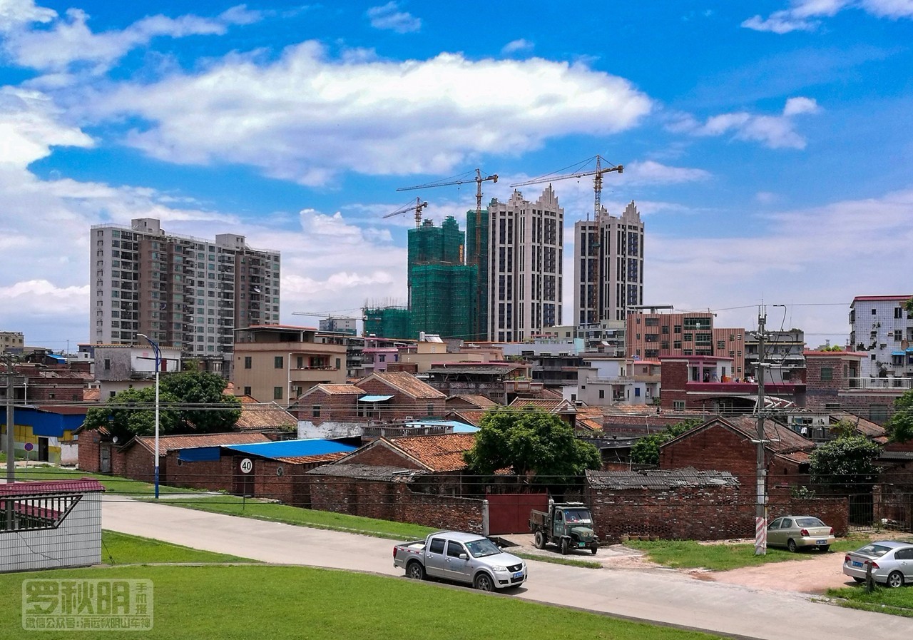 石角的北江大堤除了防洪保卫家园,也是一道写意风景