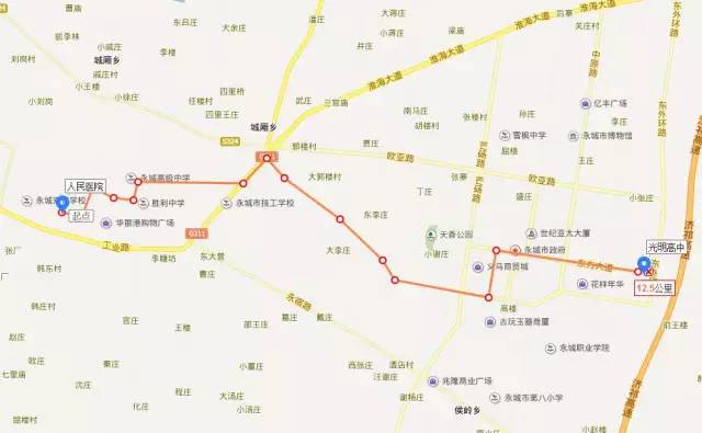 福利永城市116路最新公交路线附导航图出炉赶快收藏