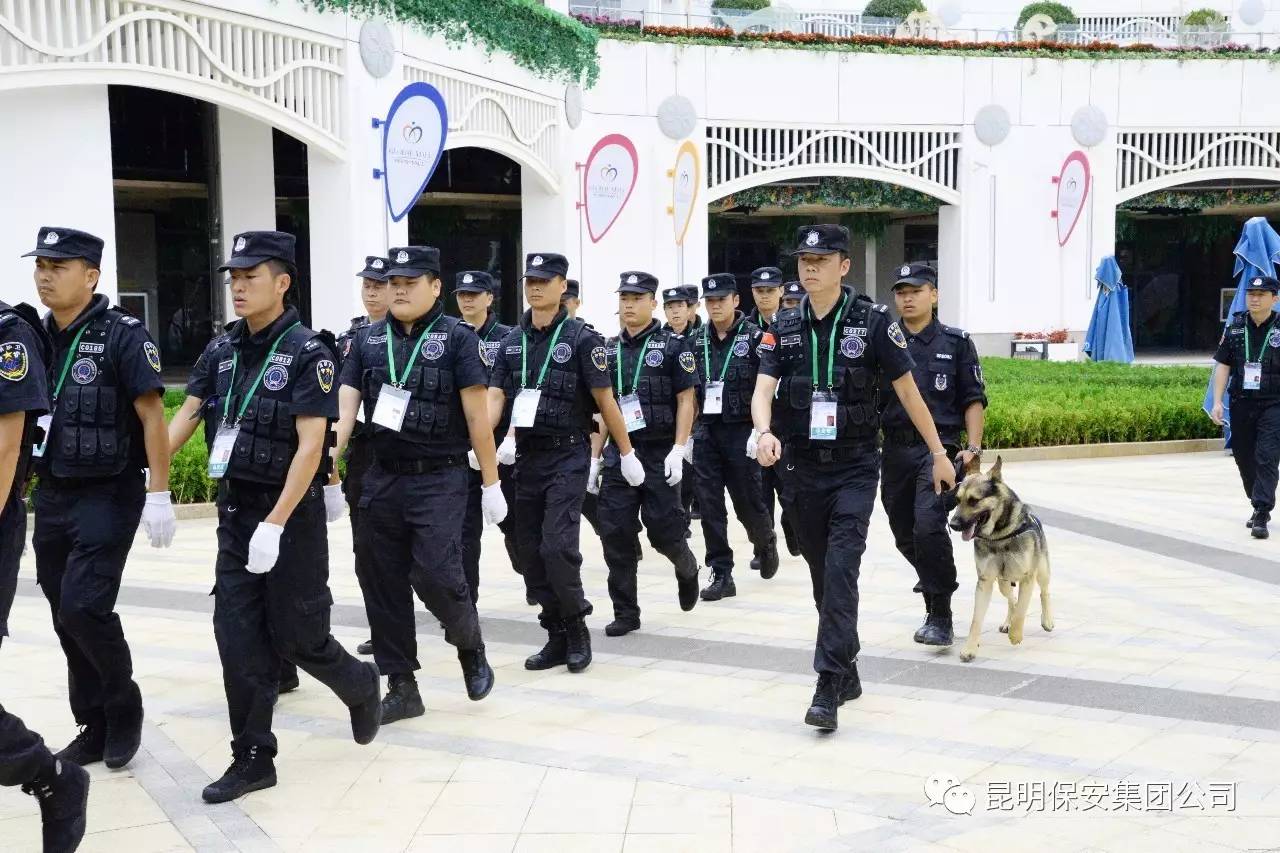 昆明保安集团圆满完成"2017南亚东南亚国家商品展暨投资贸易洽谈会"