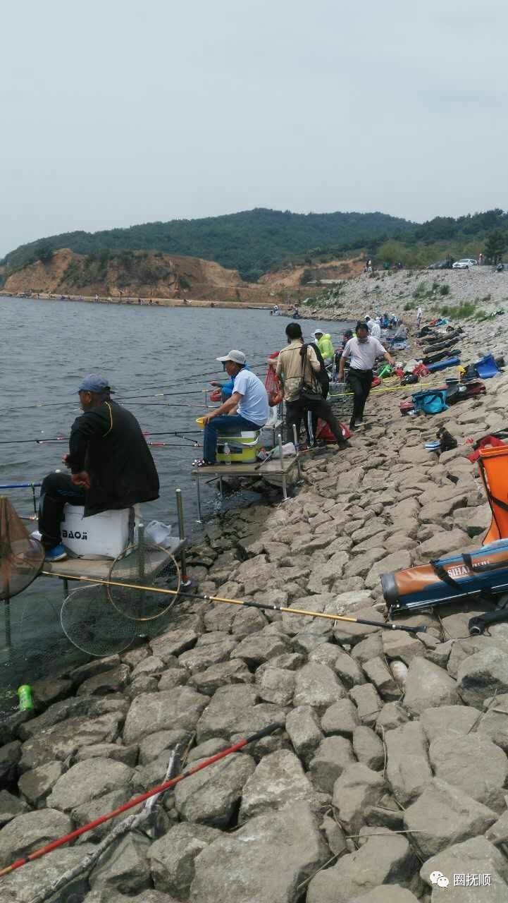 抚顺百名钓友齐聚水库,比拼钓技牌技