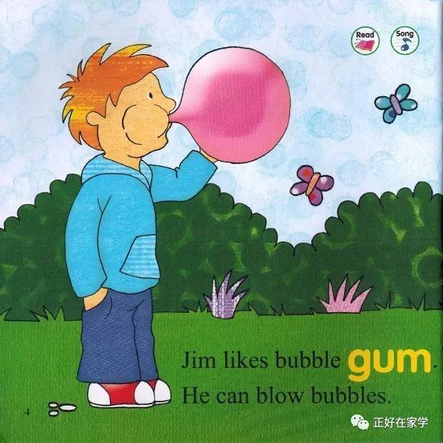 【正好在家学】- 拼读绘本 g【bubble gum】