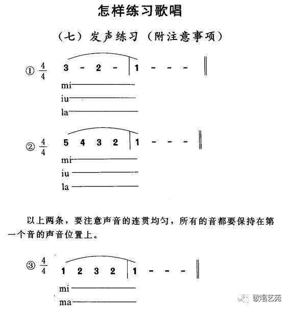 怎样练习歌唱(七)发声练习(附注意事项【建议收藏】