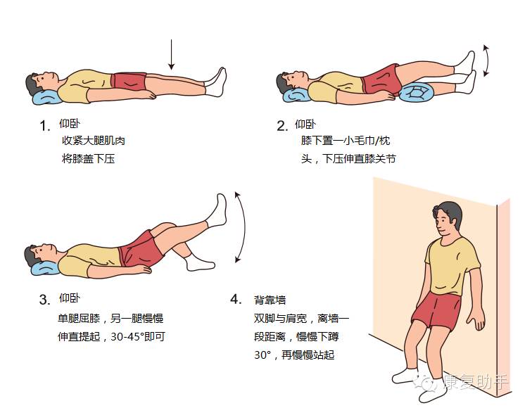 2.强化后腿肌肉3.活动膝关节4.