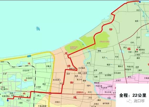 龙口市要新增一条公交线路!命名22路图片