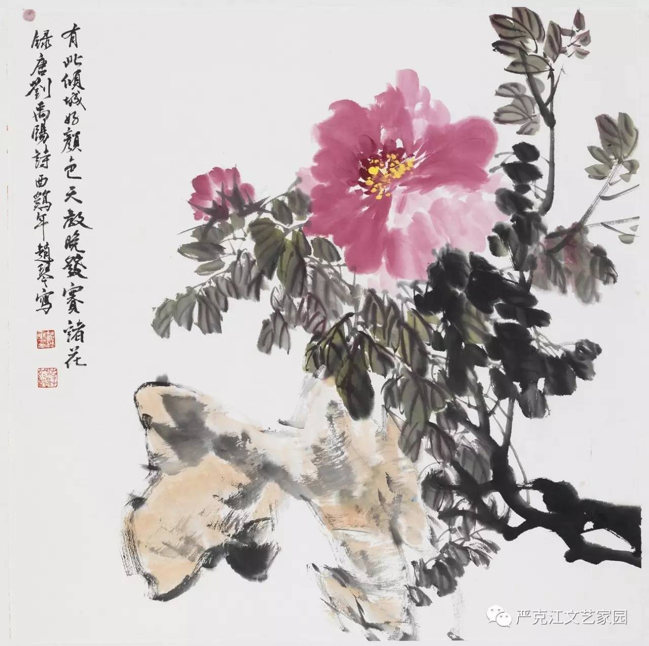 【名家】胡赵琴女士国画作品微展