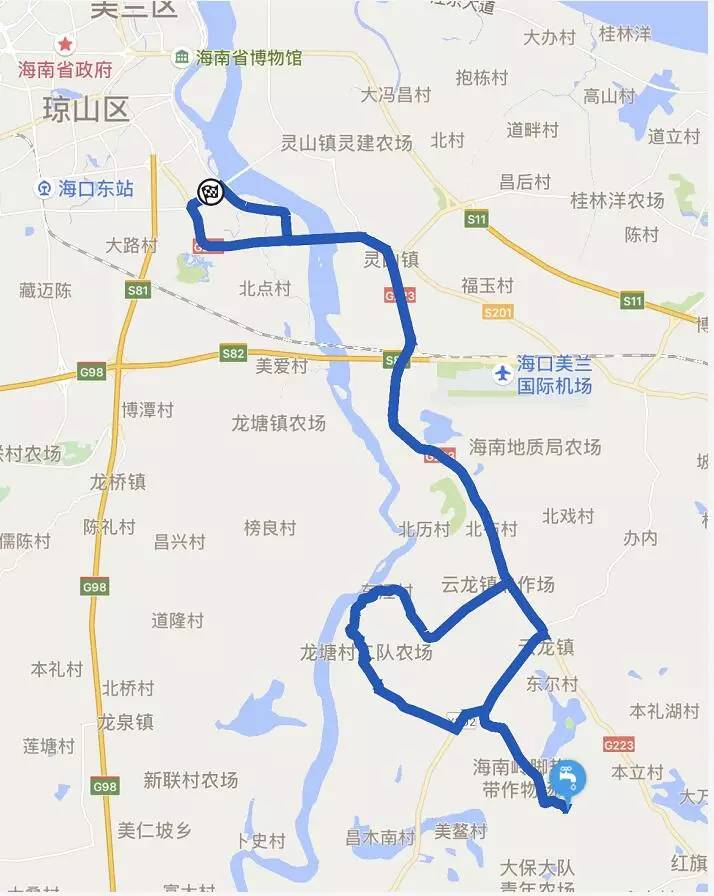 冯白驹故居(27km 补给点→折返s202省道路口