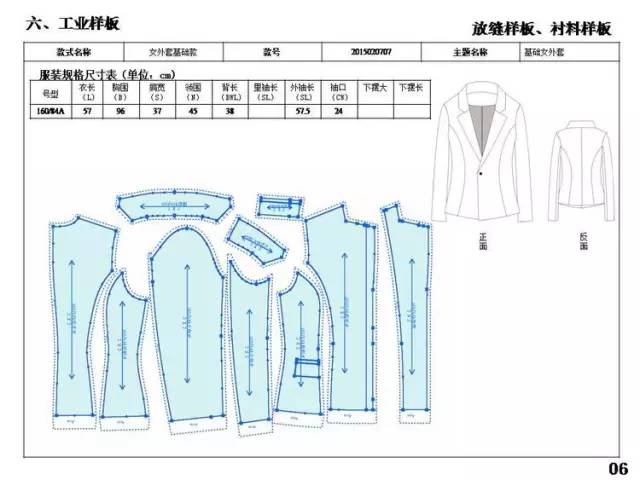 女装样板设计与制作优秀作品赏析(款式图-工艺单-结构图-放码-放缝)