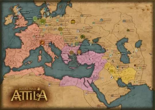 游戏将带领玩家探索匈奴王阿提拉的故事,风格融合了《拿破仑:全面战争