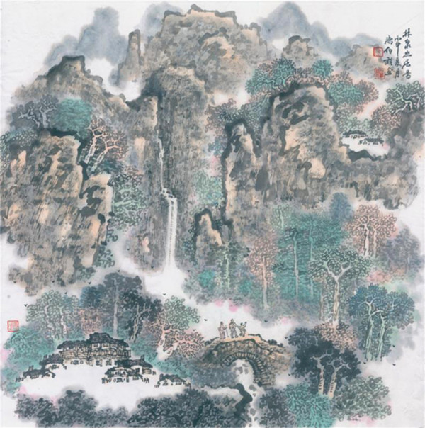 中国当代山水画名家陈伯程艺术欣赏