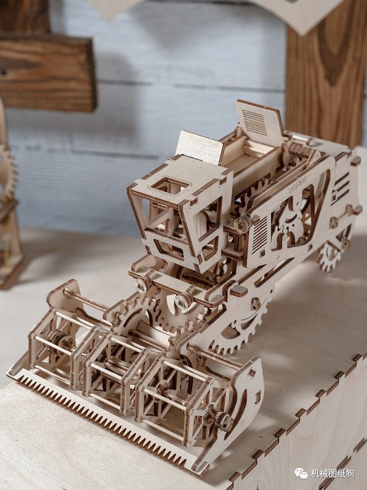 【众筹图纸】11款乌式木质机械传动模型(可动拼装玩具