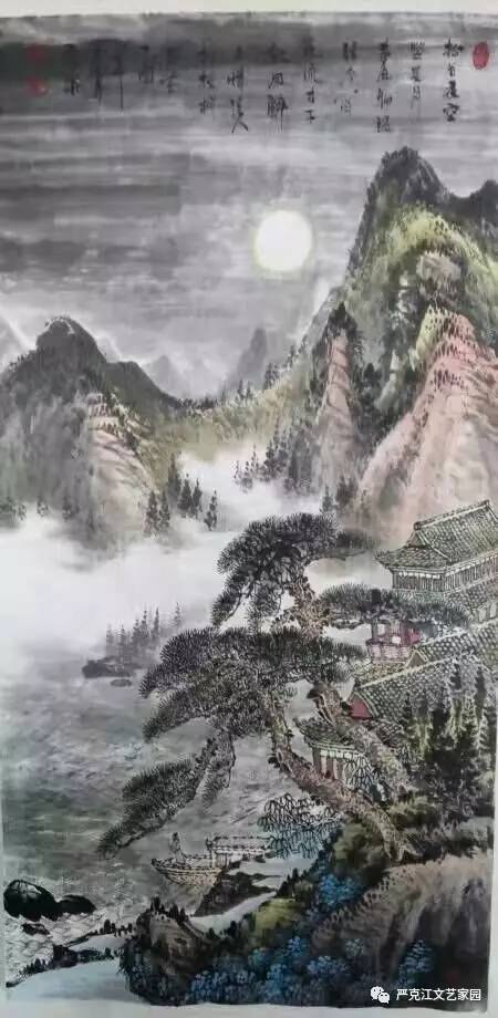 文化 正文  侯虎乐,吴镜汀的再世弟子,自幼跟随胡荫障学习山水画,胡荫