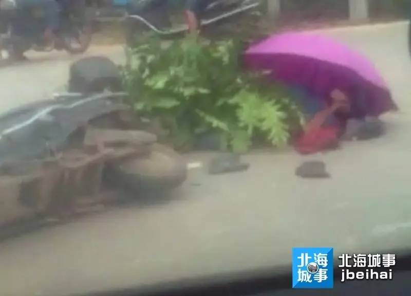 突发北海铁山港区发生严重车祸一人当场死亡