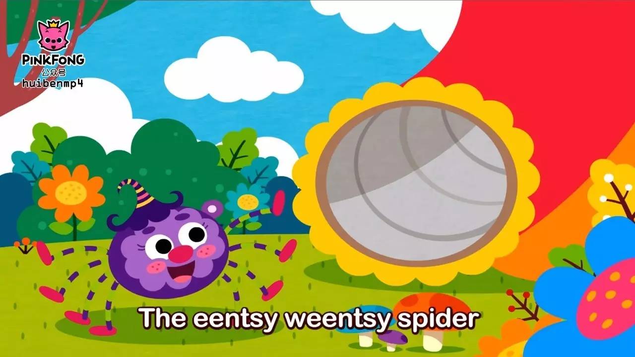 【hd动画视频】eentsy weentsy spider-看动画儿歌学英文