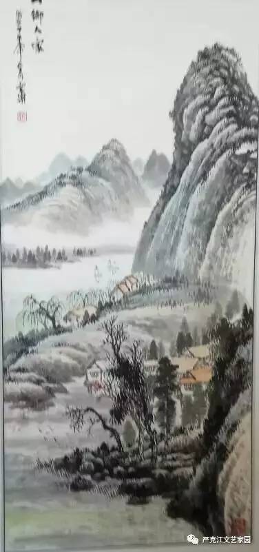 文化 正文  侯虎乐,吴镜汀的再世弟子,自幼跟随胡荫障学习山水画,胡荫